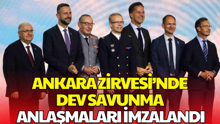 NATO'dan Ankara'da Dev Savunma Anlaşmaları
